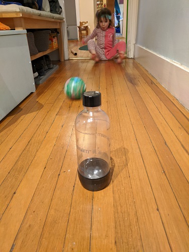 image of indoor hallway bowling