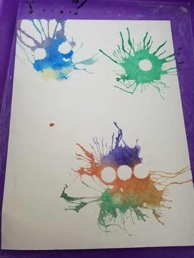 image of watercolor blots