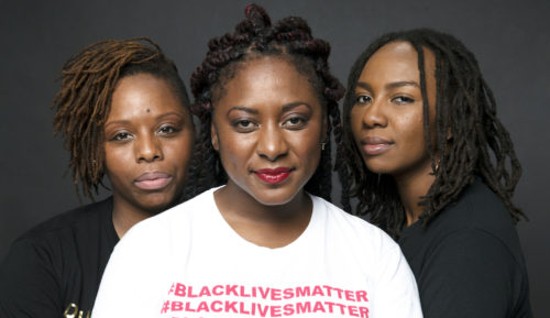 photo of Patrisse Cullors, Alicia Garza, and Opal Tometi