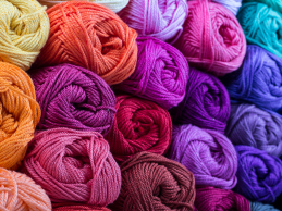 colorful yarn