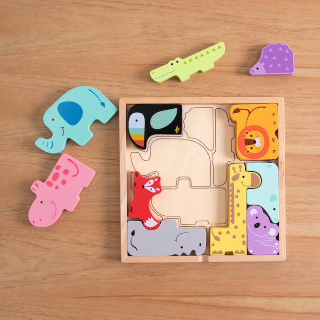Puzzles: Animal Block